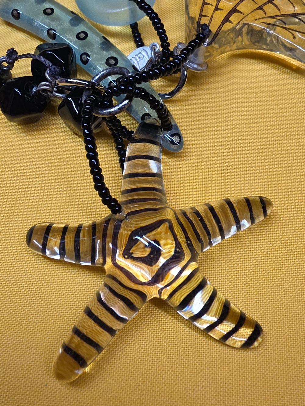 Whimsical, Ocean-Themed Pendant from Orna Lalo's Signature Sea Life Collection